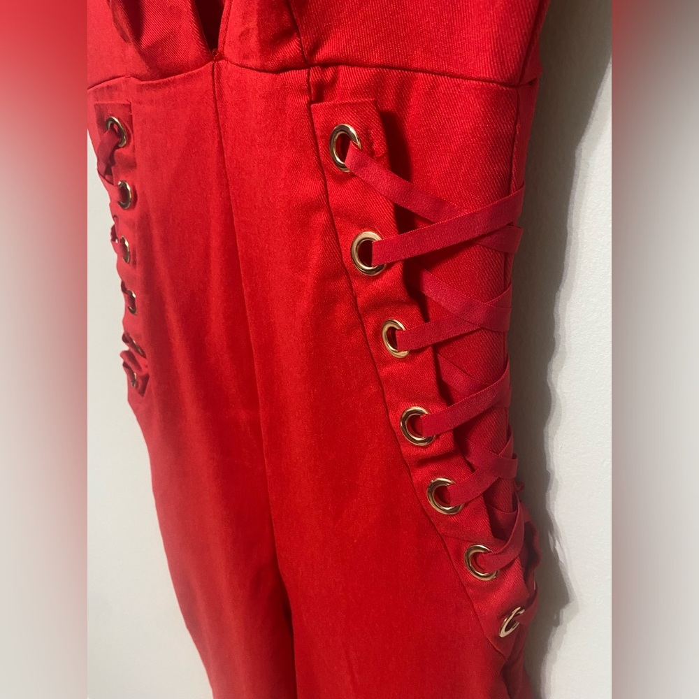 Red Jumpsuit - Picture 3 of 6